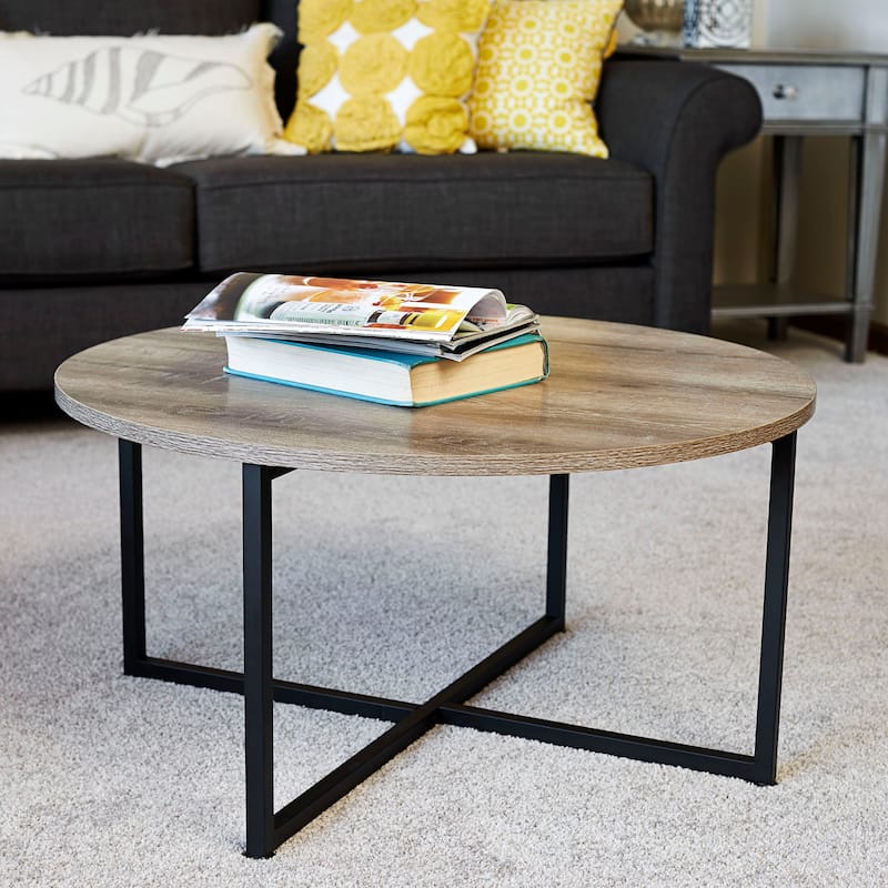 Household Essentials Round Coffee Table - 31.5"