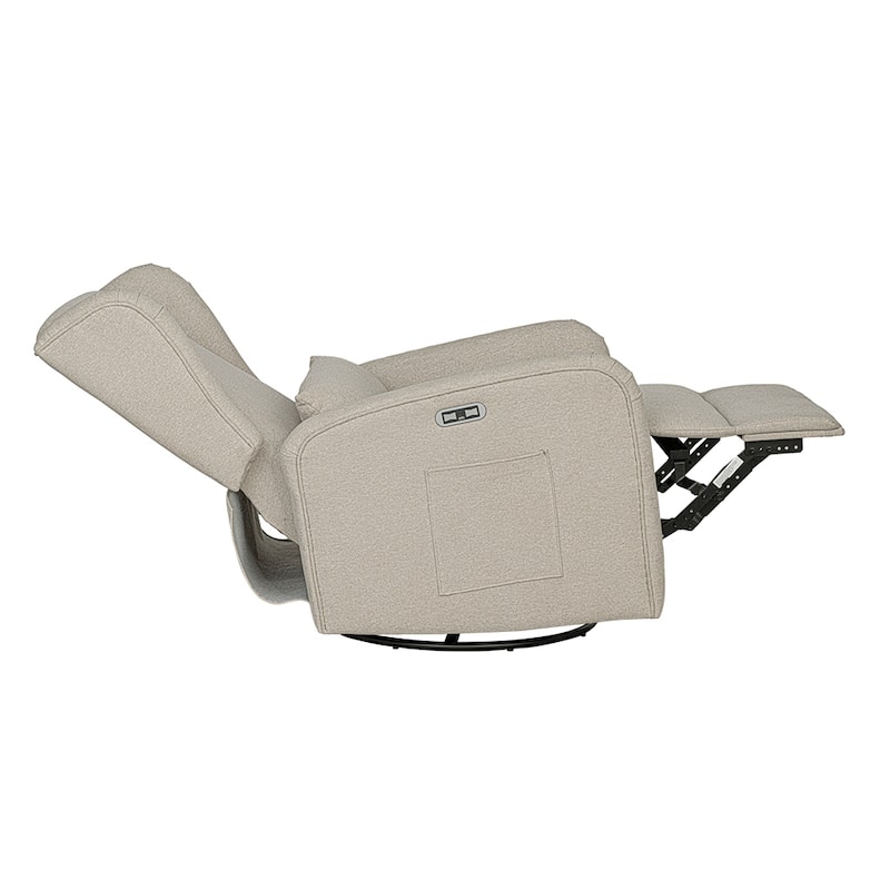 Madison Park Candace Power Recliner 3-in-1 with Swivel, Glider, USB Ports