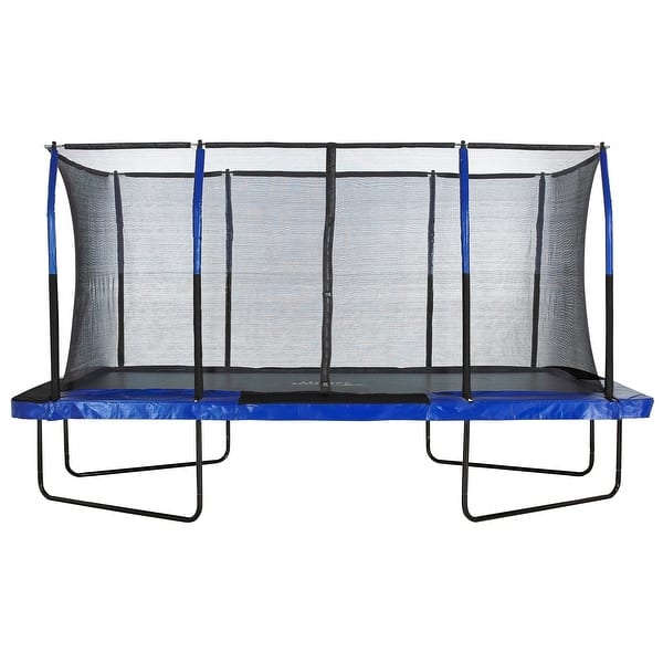 slide 2 of 7, Machrus Upper Bounce 8' X 14' Gymnastics Style, Rectangular Trampoline Set with Top-Ring Enclosure System