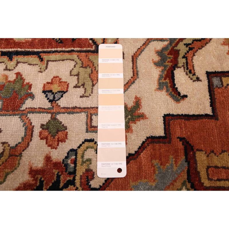 ECARPETGALLERY Hand-knotted Jules Sultane Ivory Wool Rug - 8'8 x 11'11