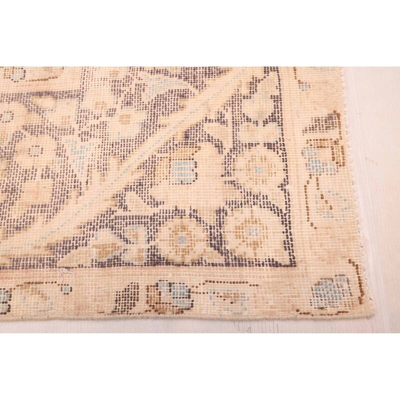 ECARPETGALLERY Hand-knotted Antalya Vintage Blush Wool Rug - 8'8 x 11'11