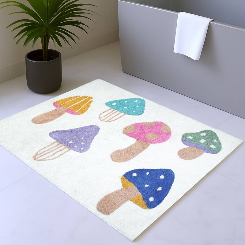 HomeRoots Juvenile/Youth Transitional Rectangle Area Rug - 48.00 in. x 32.00 in. x 0.30 in. - 48.00 in. x 32.00 in.  x 0.30 in.