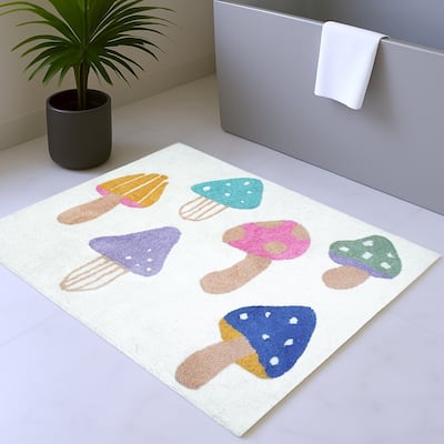 HomeRoots Juvenile/Youth Transitional Rectangle Area Rug - 48.00 in. x 32.00 in. x 0.30 in.
