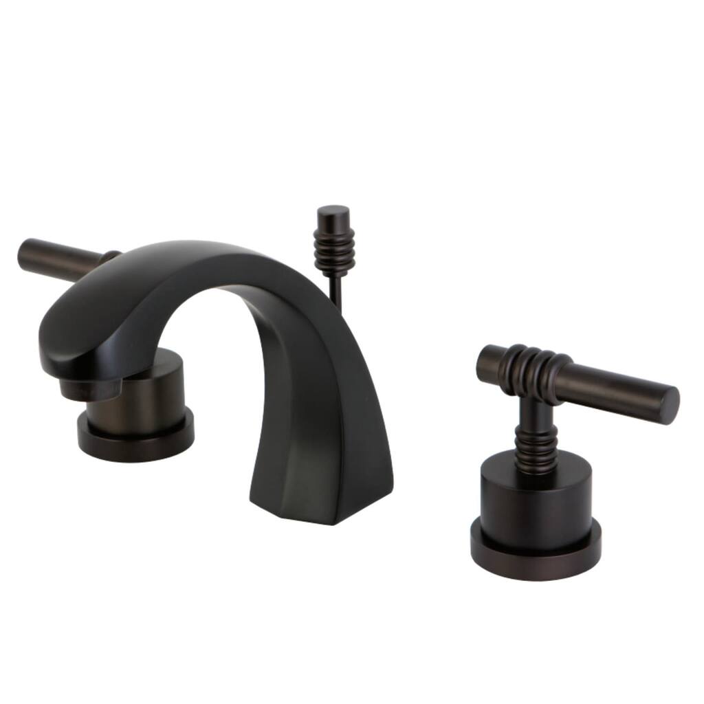 Kingston Brass Milano Widespread Bathroom Faucet with Pop-Up Drain