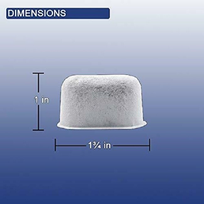 GoldTone Charcoal Water Filters Fits All Cuisinart Braun Coffee