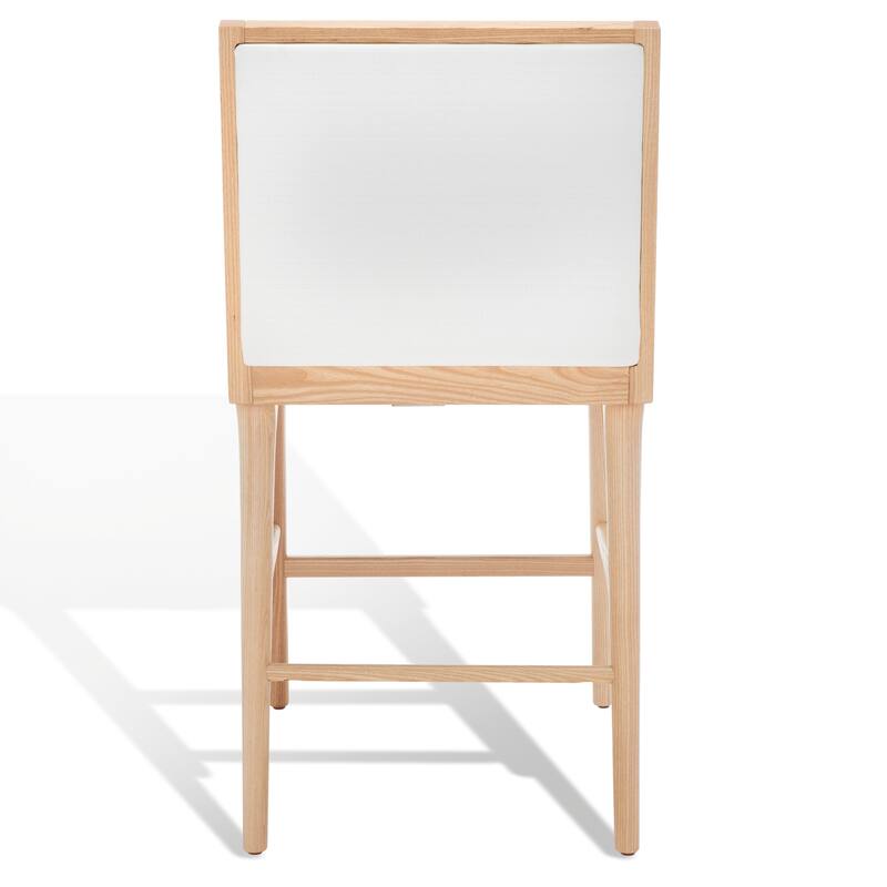 SAFAVIEH Couture Vonne Linen Counter Stool (Set of 2) - 19Wx22Dx36H