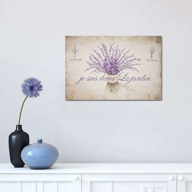 iCanvas "French Lavender" by Debi Coules Canvas Print - 12x18x1.5