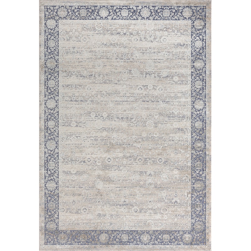 Cuxa Floral Traditional Woven Area Rug By HomeRoots