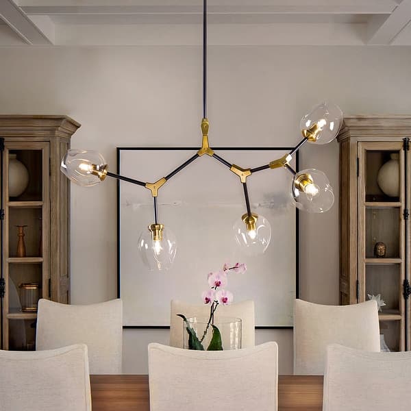 slide 2 of 16, Modern Sputnik Branching Bubble Chandelier