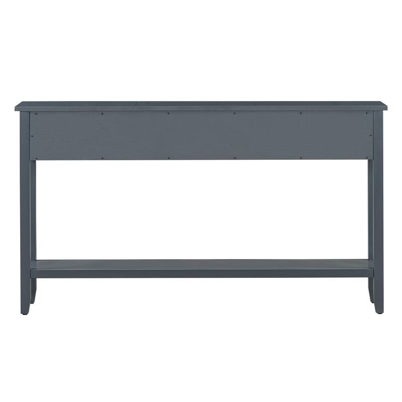 Multi-drawer entry console table