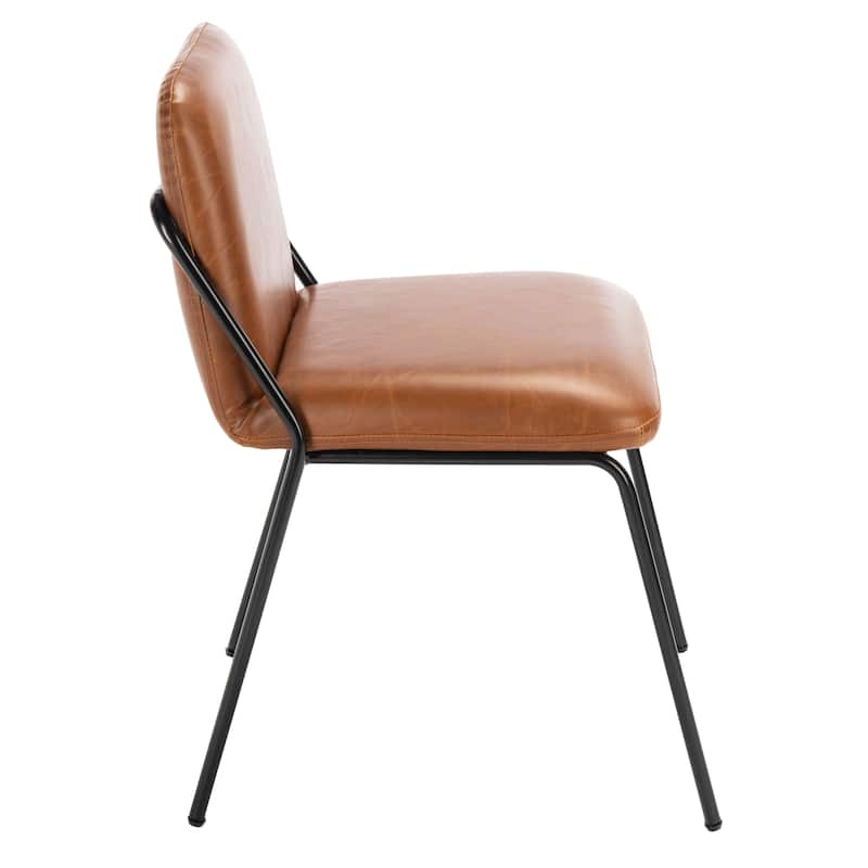 SAFAVIEH Hermeline Accent Dining Side Chair (Set of 2) - 19.8" x 21.8" L x 29" H - 20Wx22Dx29H
