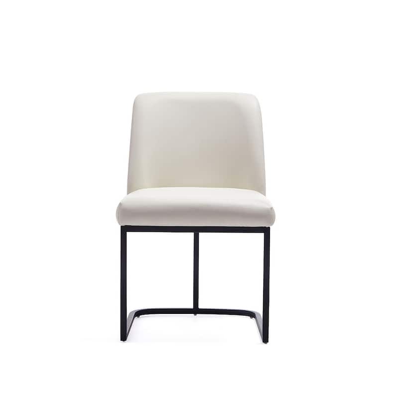 Manhattan Comfort Serena Faux Leather Dining Chair (Set of 2)