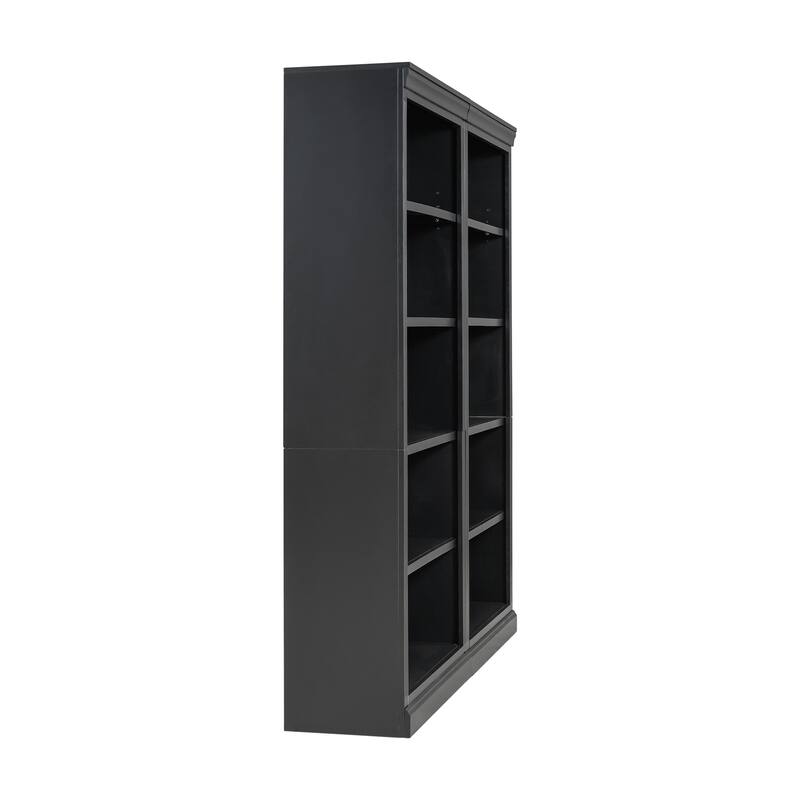 5-Tier Home Decor Bookshelves Suite with Adjustable Shelves