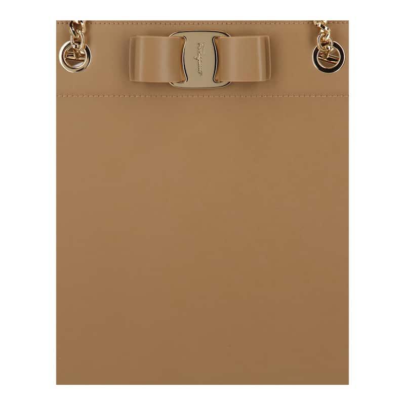 Ferragamo Vara Bow Smooth Leather Tote