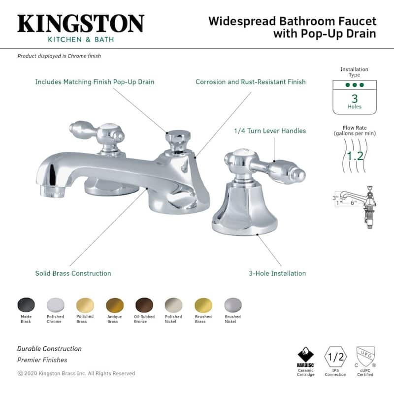 Tudor 8 in. Widespread Bathroom Faucet in Oil Rubbed Bronze