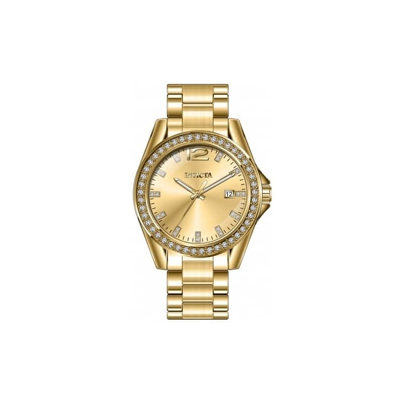 Invicta Women's 49847 Angel Quartz PC32 Gold Dial Watch