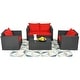 preview thumbnail 12 of 23, Gymax 4PCS Rattan Patio Conversation Set Outdoor Furniture Set w/