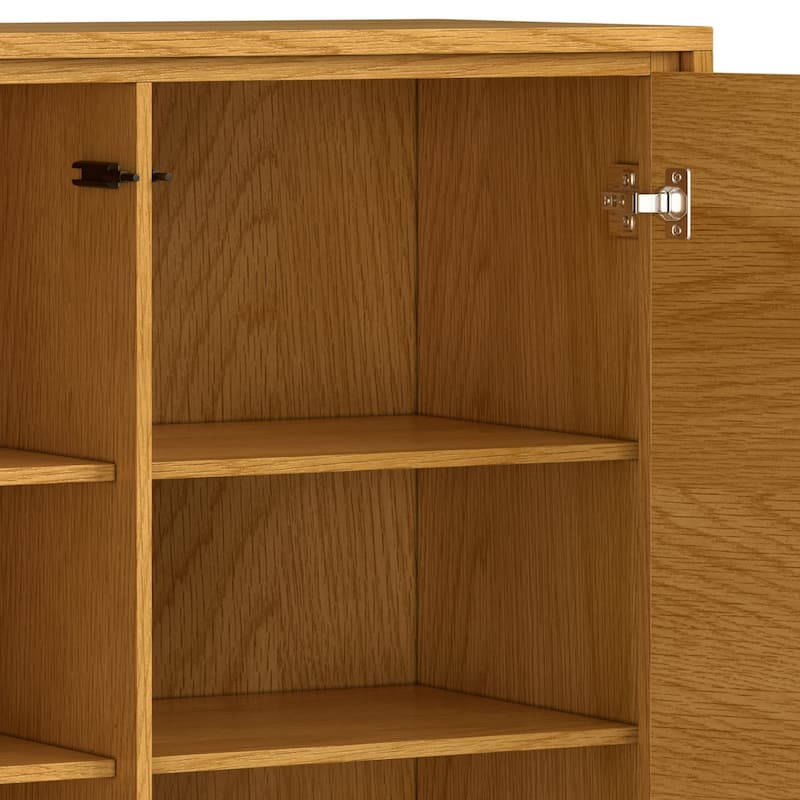 WYNDENHALL Mitchell 39 inch Storage Cabinet (Set of 2) - 39"W x 17" D x 42"H