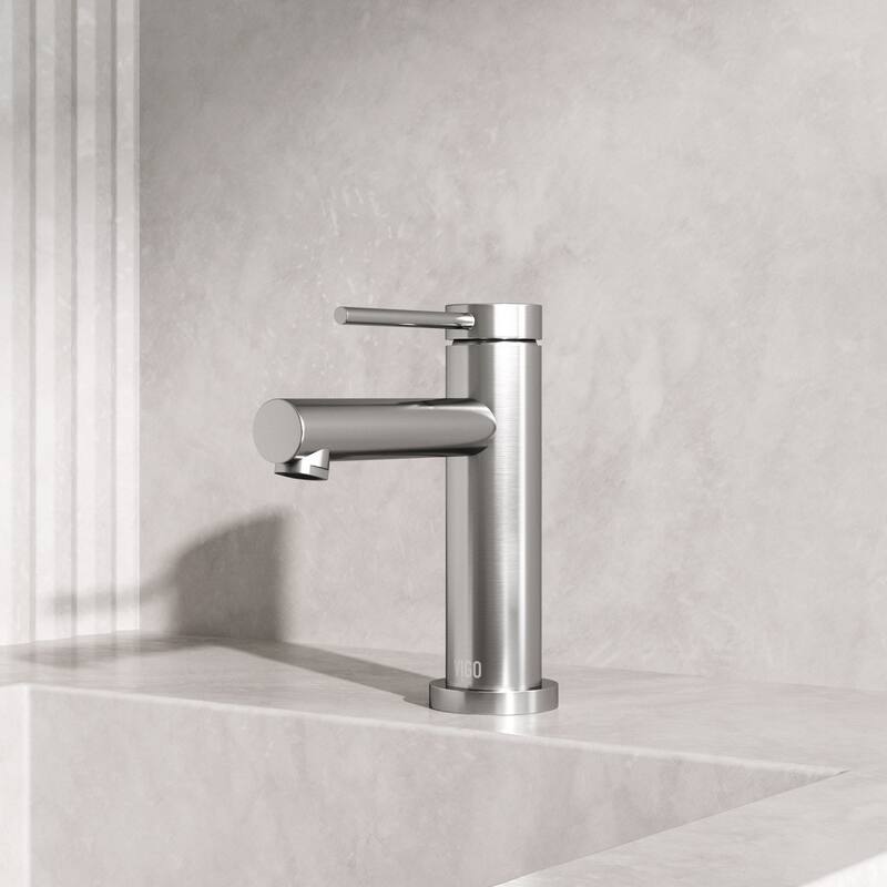 Vigo VG01055 Jewel 1.2 GPM 6" H Single Handle Single Hole Bathroom