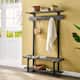 Carbon Loft Lawrence Entryway Hall Tree with Bench and Coat Hooks