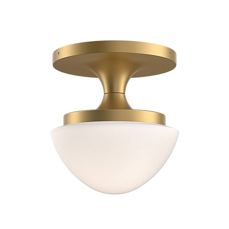 Hinkley Lighting 47811 Knox 8" Wide Semi-Flush Bowl Ceiling Fixture - Lacquered Brass