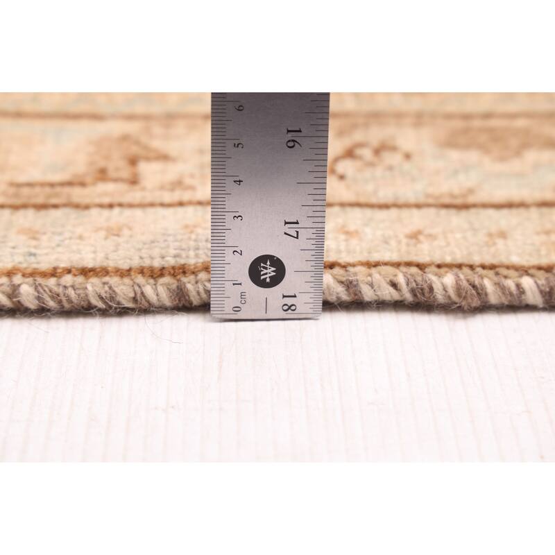 ECARPETGALLERY Hand-knotted Antalya Vintage Tan Wool Rug - 9'4 x 12'6