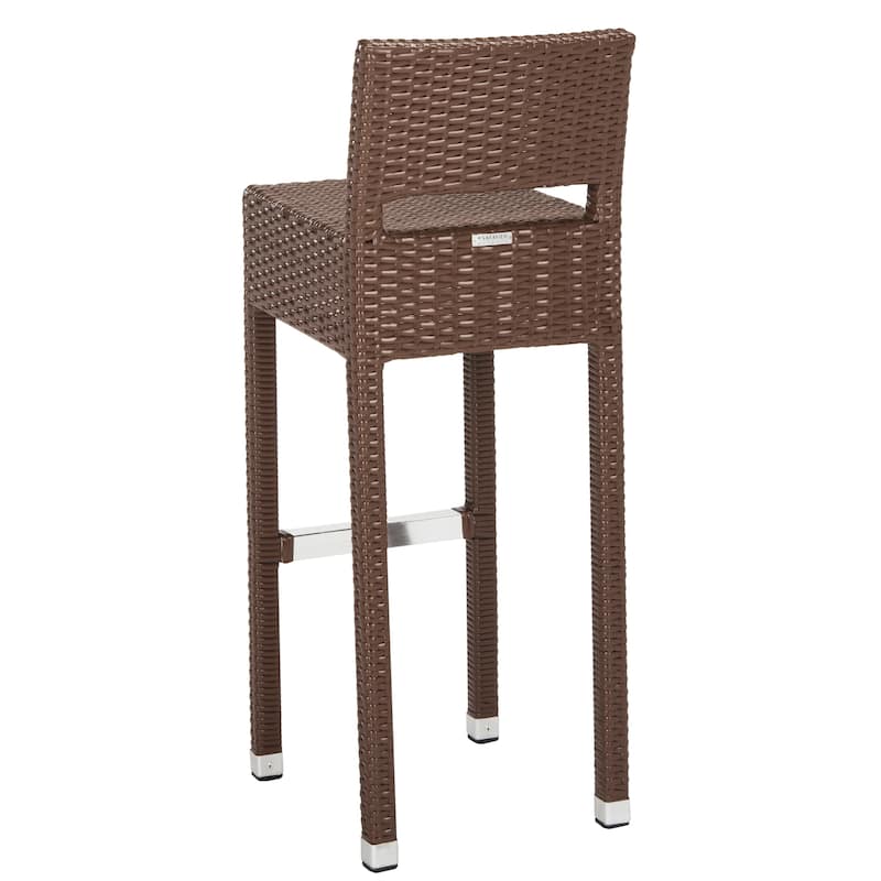 SAFAVIEH Noreta Indoor/ Outdoor 30-inch Stacking Counter Stool - 13Wx18Dx38H