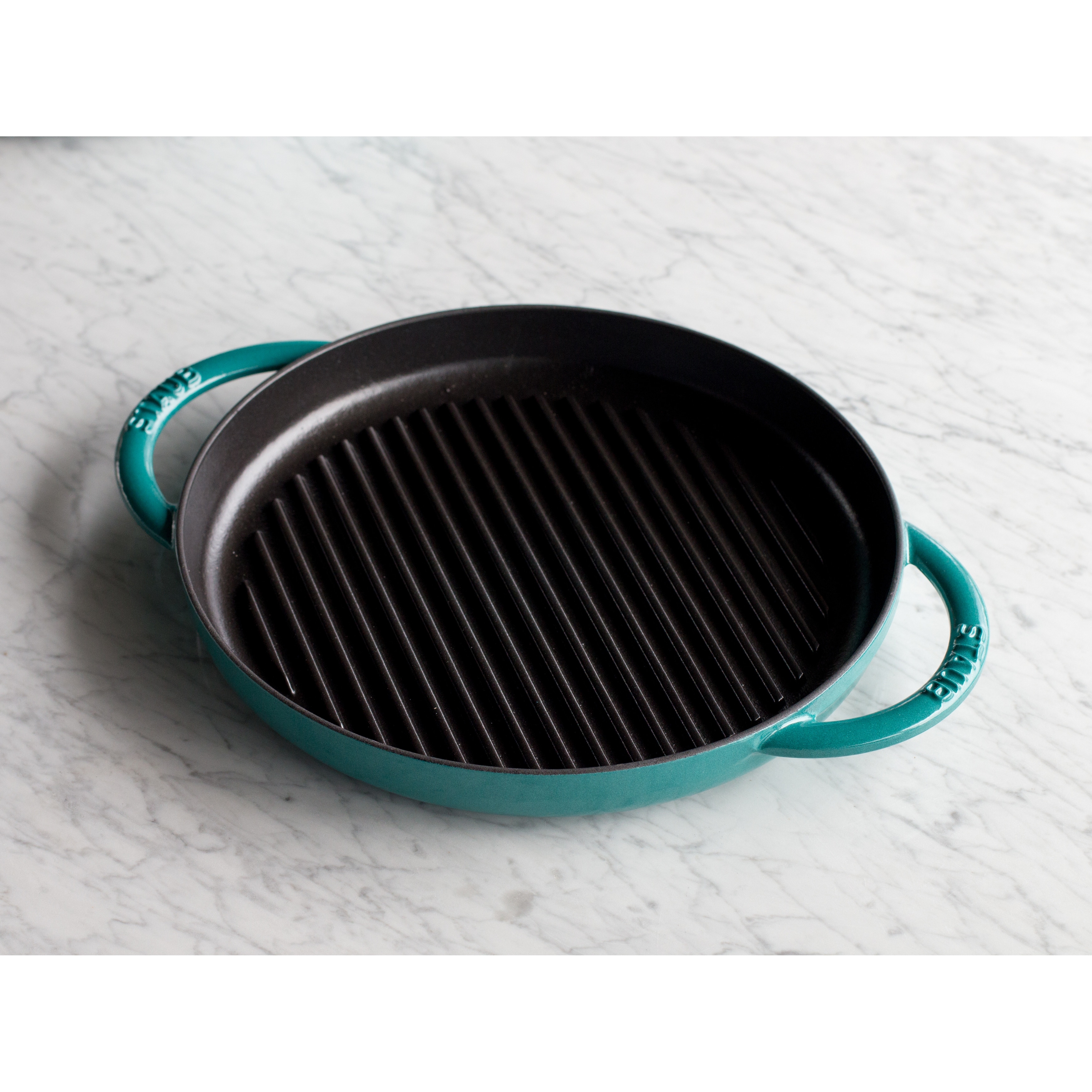 Staub Round Double Handle Pure Grill Pan, 10, 4 Colors, Enameled Cast Iron  on Food52