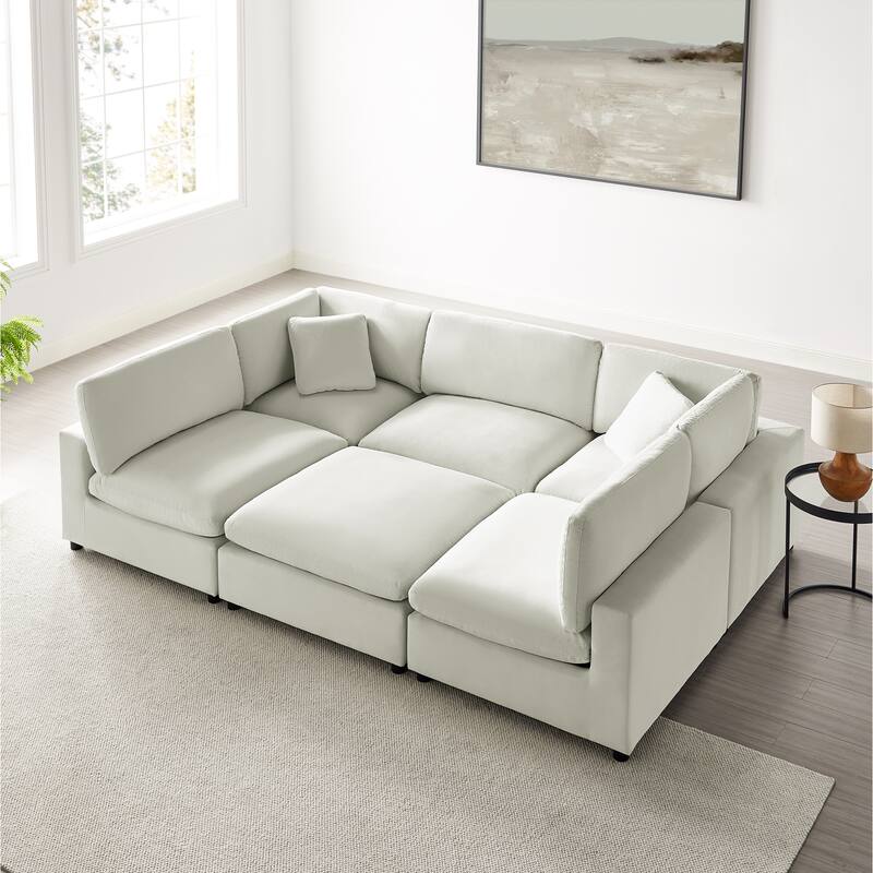 Cambrai Modular 6-Piece Nest Sectional by Greyson Living