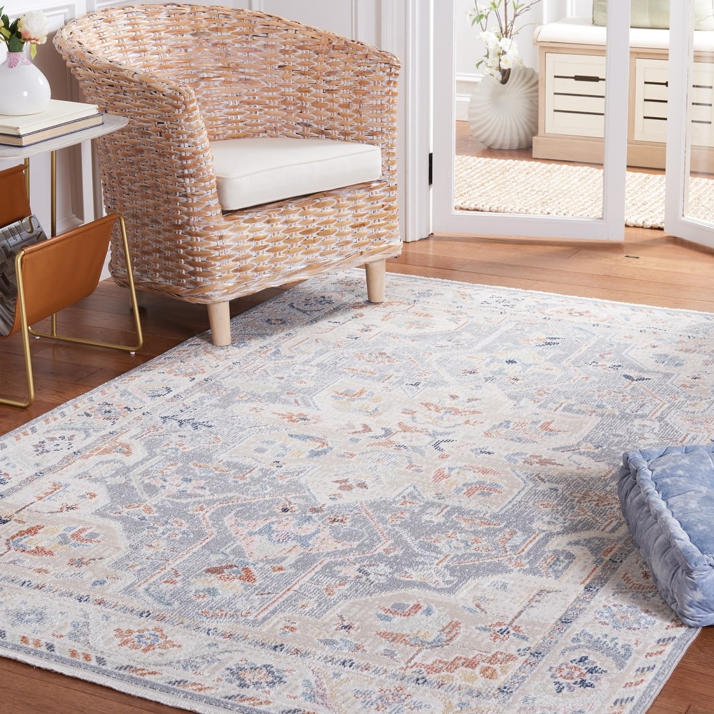 SAFAVIEH Blair Machine Washable Malakah Slip Resistant Rug