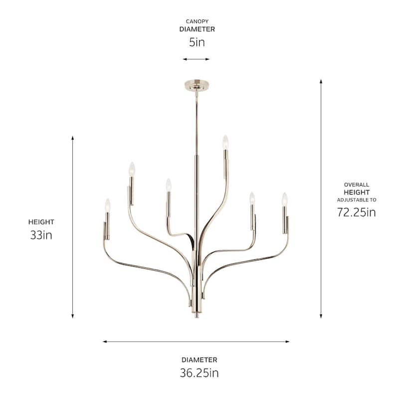 Kichler Lighting Livadia Candle Chandelier