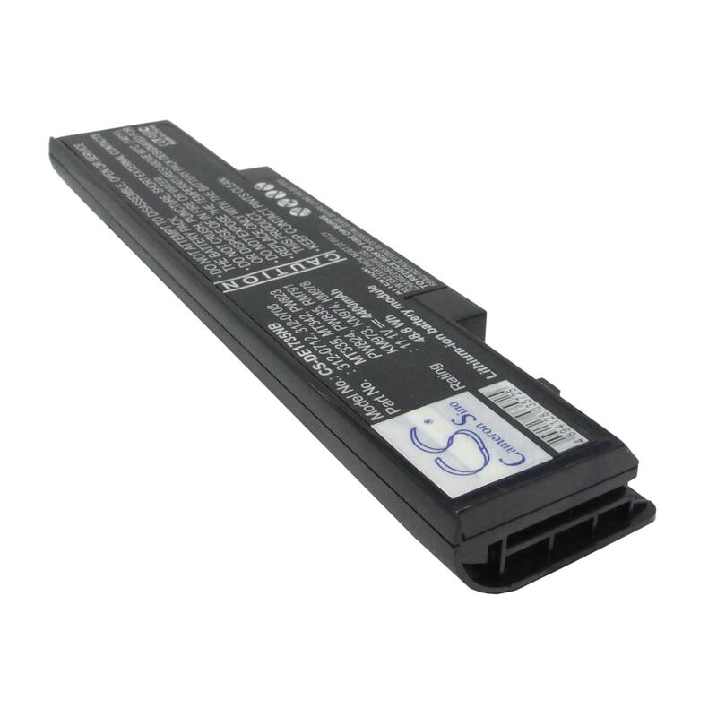 Battery for DELL Studio 1735 312-0708 312-0711 312-0712 KM973 KM974 KM978 MT335 - Black