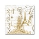 preview thumbnail 1 of 1, Jean Plout 'Paris 2' Canvas Art 14 x 14