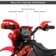 preview thumbnail 4 of 5, 6V Kids Motorcycle Dirt Bike Electric Battery-Powered Ride-On Toy Off-road Street Bike with Training Wheels Red