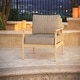 preview thumbnail 12 of 183, Sunbrella Outdoor Deep Seat Cushion Seat 25 x 25.5 x 5 | Back 25 x 18 x 5 - Cast Shale