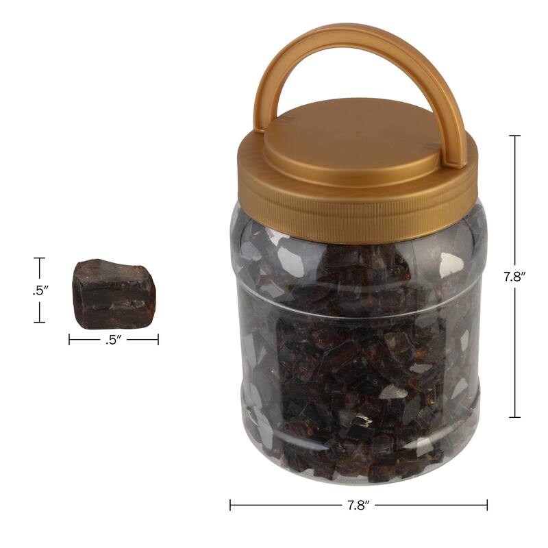 Pure Garden 10lbs Fire Pit Glass - Glass Rocks