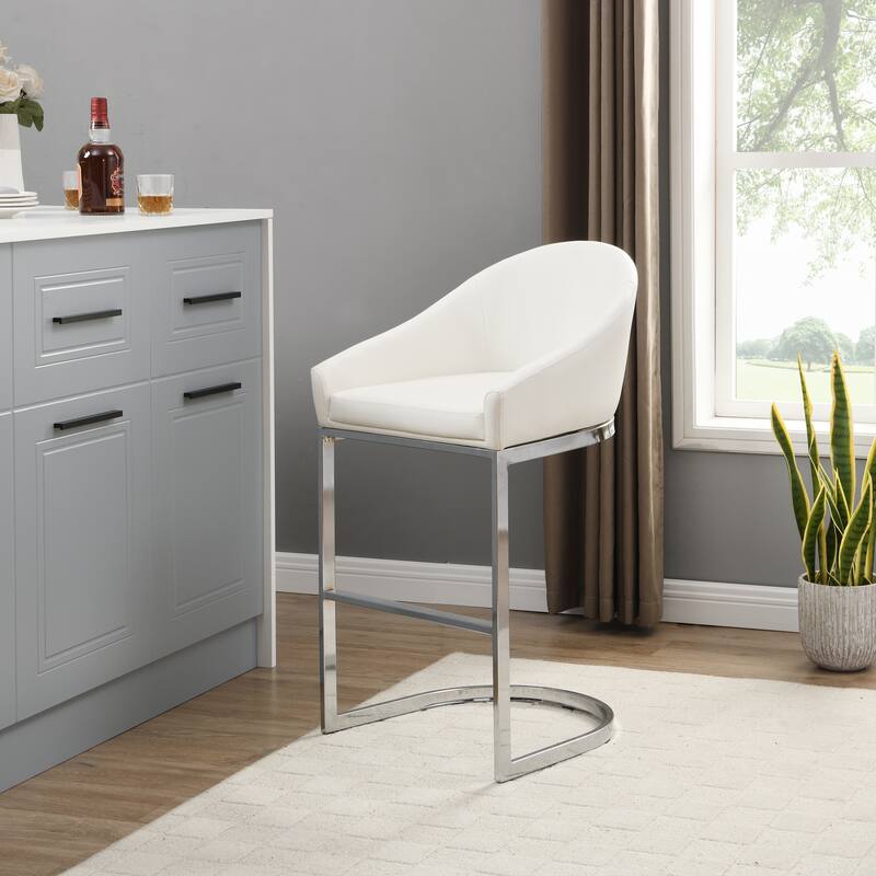 Siena 26 Inch Upholstered Counter Stool