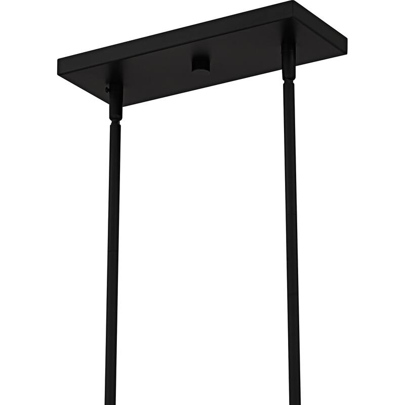 Rainier 5-Light Matte Black Linear Chandelier