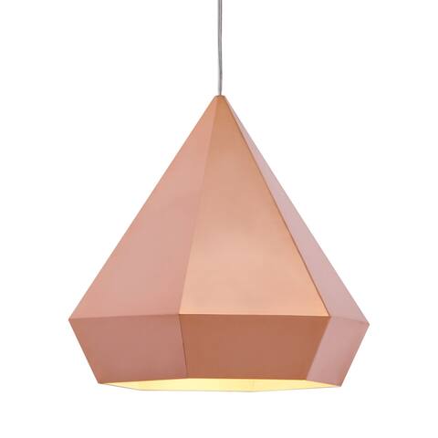 Forecast Ceiling Lamp Rose Gold - 13.8" W x 13.8" D x 18.9~132.7" H