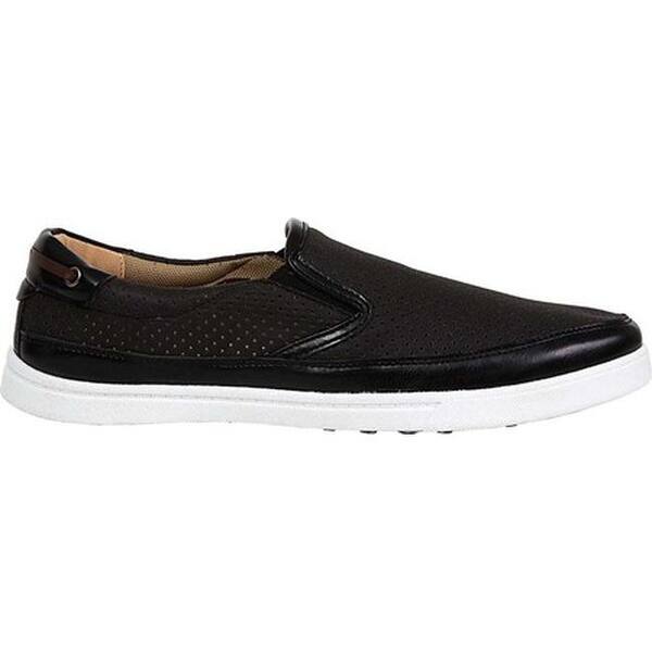Shop Deer Stags Men S Harrison Slip On Sneaker Black Simulated