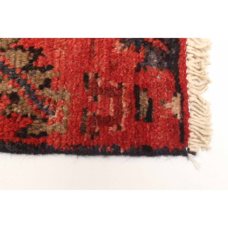 ECARPETGALLERY Hand-knotted Andelz Dark Red Wool Rug - 3'1 x 6'7