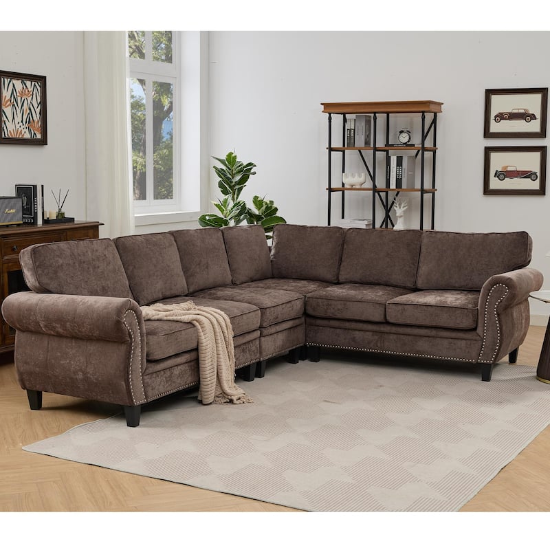 109.5" Modular Sectional Sofa