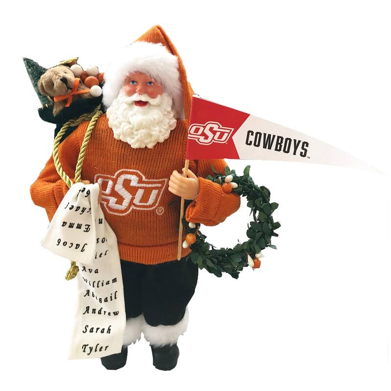 12" Oklahoma State Proud Santa