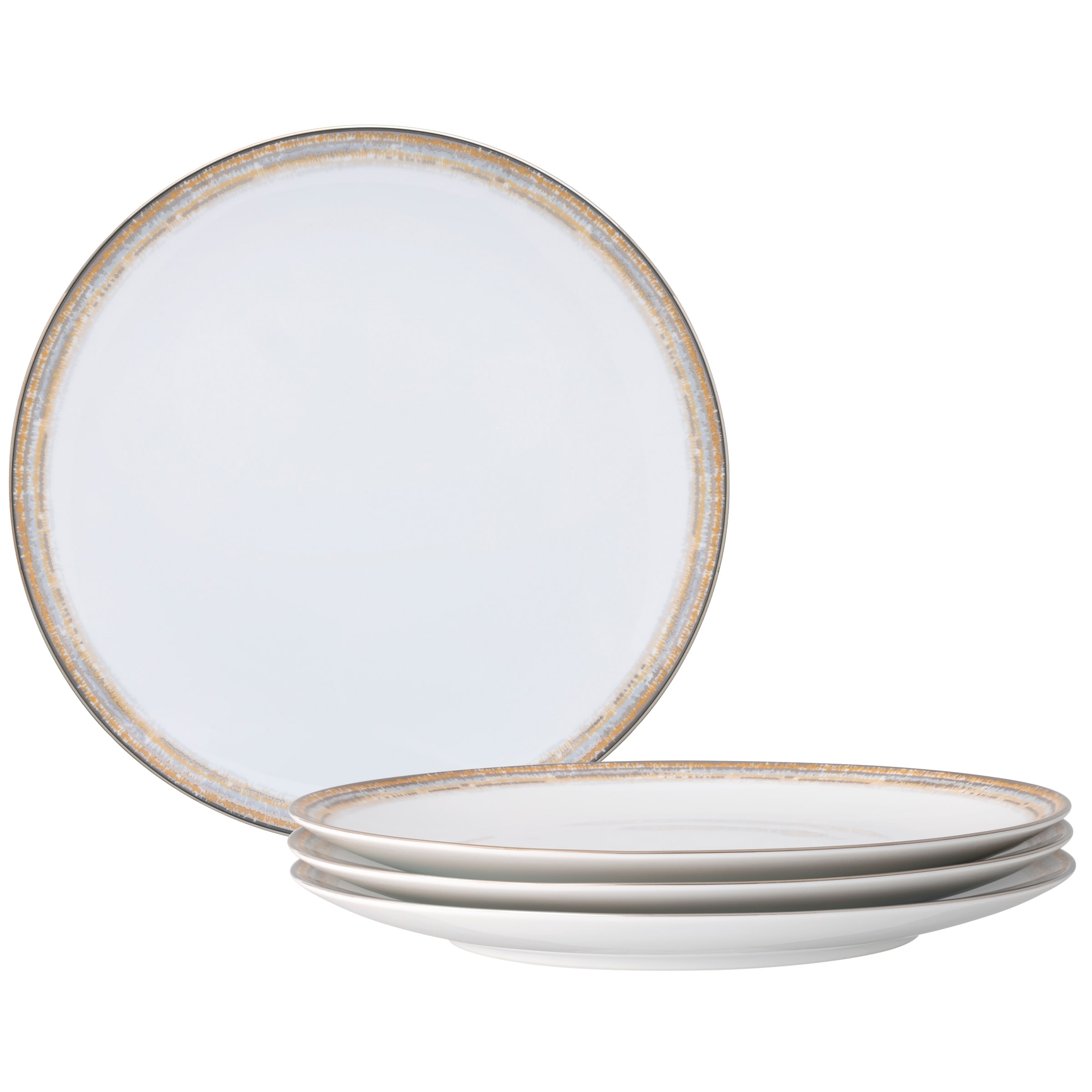 Noritake Raylan Set of 4 Dinner Plates, 10.5