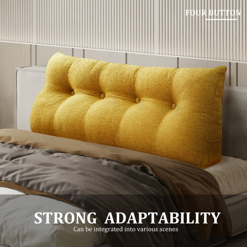 WOWMAX Bed Rest Wedge Reading Pillow Bolster Daybed Back Support