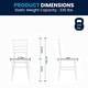 preview thumbnail 25 of 38, Kids Resin Stacking Chiavari Chairs for Formal Events (Set of 10)