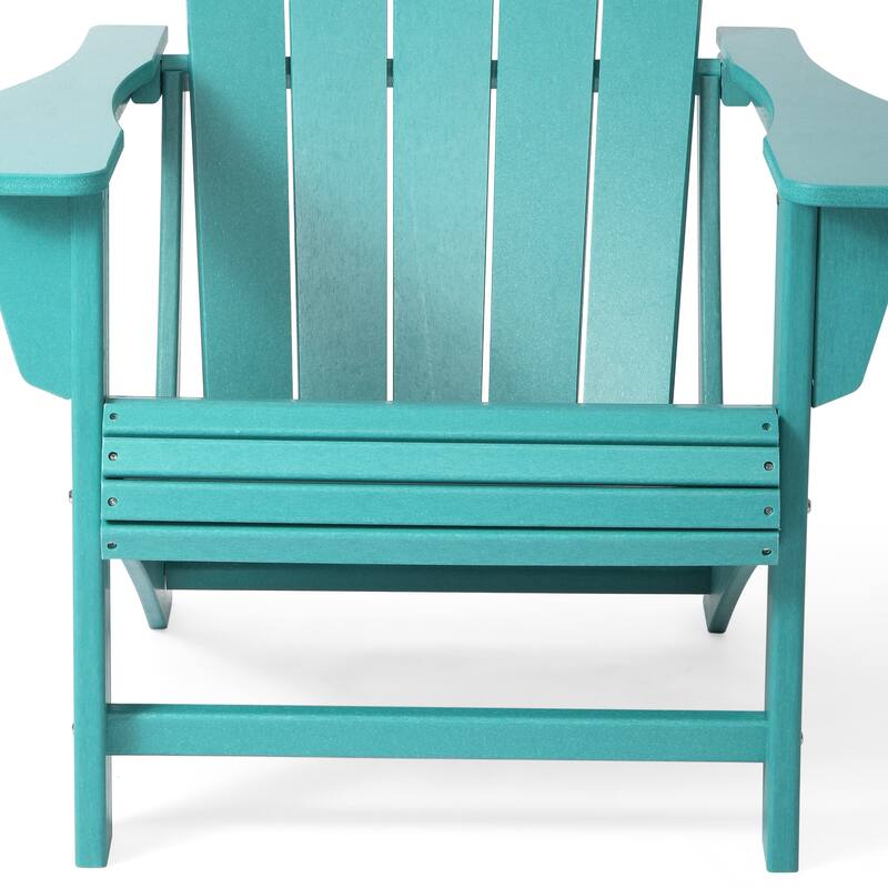 Aderson Outdoor Poly Adirondack Chair with Cupholders (Set of 2)