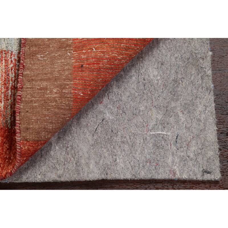 Modern Gabbeh Kashkoli Runner Rug Wool Hand-knotted Oriental Carpet - 2'8" x 8'8"