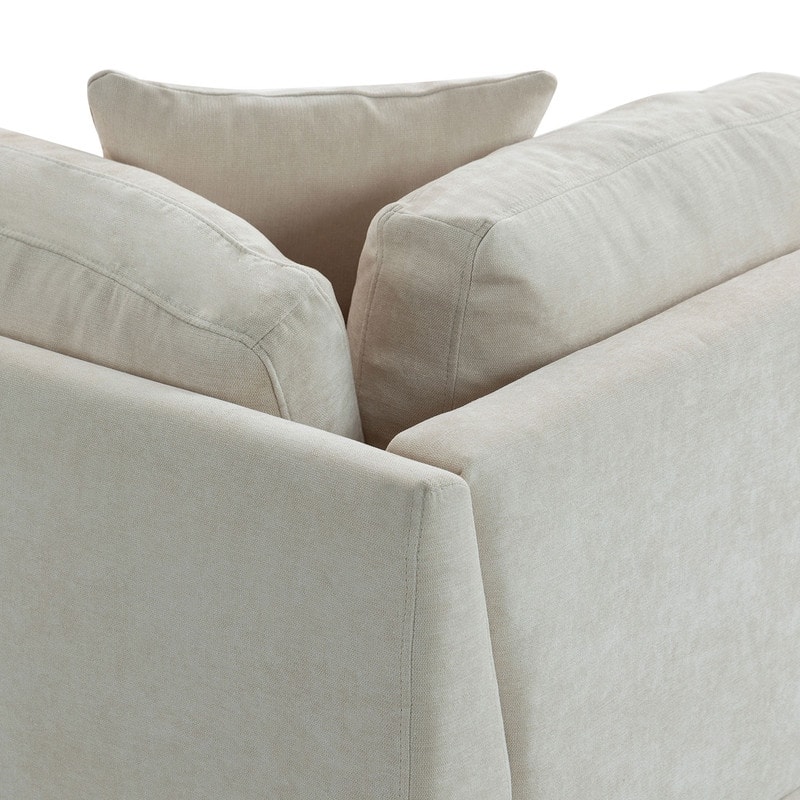 Modular Sofa with Removable Storage Ottoman, 2 Hidden Cup Holders