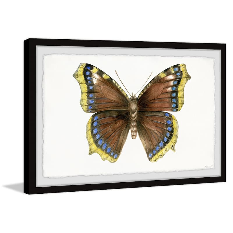 Bright Blue Spots Framed Print